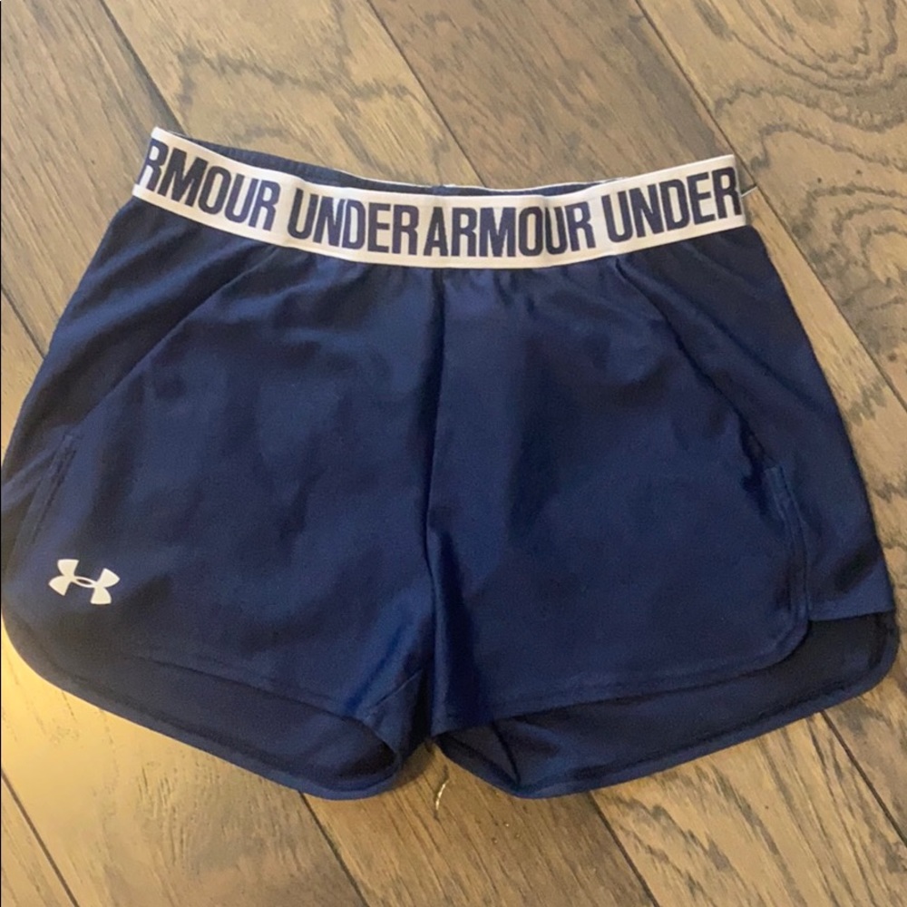 Under Armour Navy shirts.  Small.